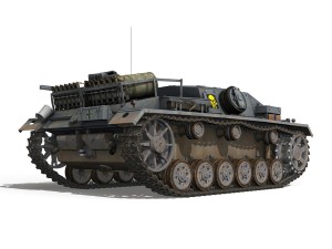 stug iii ausf d stug abt 192 3D Model