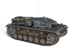 stug iii ausf d stug abt 192 3D Model