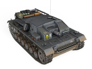 stug iii ausf d stug abt 192 3D Model