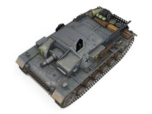stug iii ausf d stug abt 192 3D Model