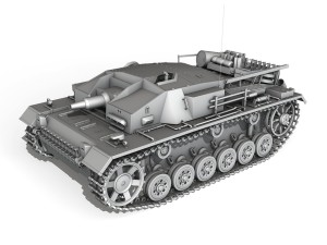 stug iii ausf d stug abt 192 3D Model