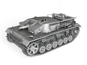 stug iii ausf d stug abt 192 3D Model