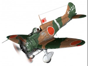 mitsubishi a5m2 type96 claude 3D Model