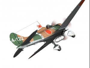 mitsubishi a5m2 type96 claude 3D Model