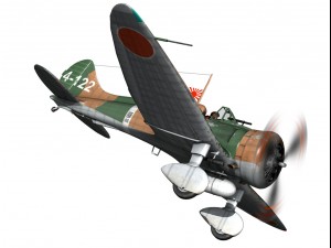 mitsubishi a5m2 type96 claude 3D Model