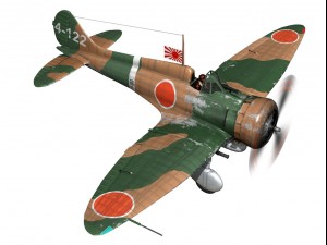 mitsubishi a5m2 type96 claude 3D Model