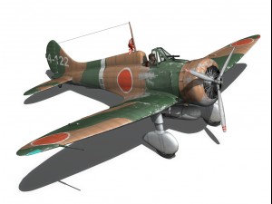mitsubishi a5m2 type96 claude 3D Model
