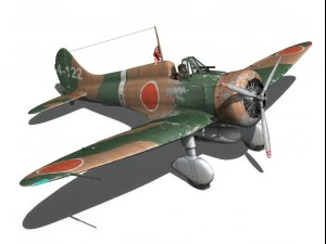 mitsubishi a5m2 type96 claude 3D Model