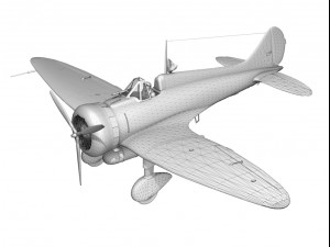 mitsubishi a5m2 type96 claude 3D Model