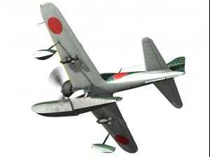 nakajima a6m2n rufe 3D Model