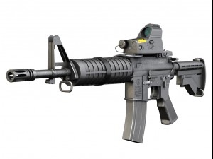 colt m4a1 commando mars 3D Модель