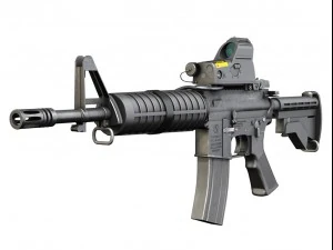 Кольт М4А1 Коммандос Марс 3D Модель