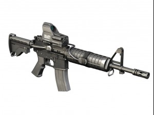 colt m4a1 commando mars 3D Модель
