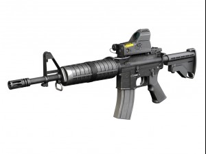 colt m4a1 commando mars 3D Модель
