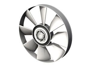 engine cooling fan 3D Model