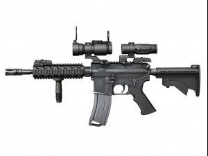 colt m4a1 sopmod aimpoint 3D-Modell