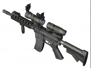 colt m4a1 sopmod aimpoint 3D-Modell