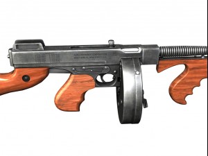 thompson model 1928 submachine 3D Model
