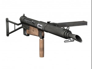 sten mki submachine Modèle 3D