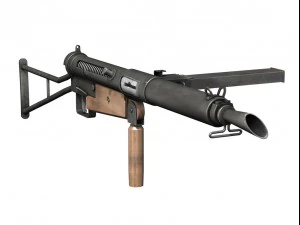 sten mki submachine 3D Model