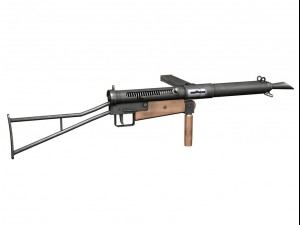 sten mki submachine Modèle 3D