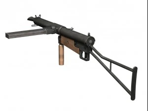 sten mki submachine 3D Model