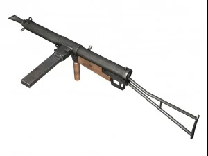 sten mki submachine 3D Model