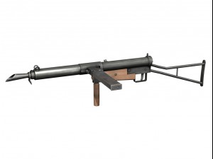 sten mki submachine Modèle 3D
