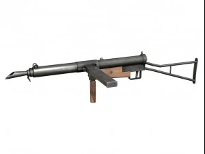 sten mki submachine 3D Model