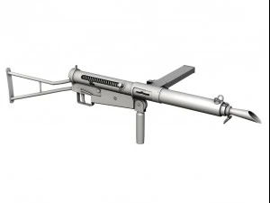 sten mki submachine 3D Model