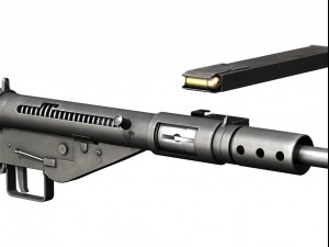 sten mkii submachine 3D Модель
