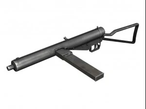 sten mkiii submachine 3D Model