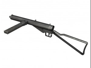 sten mkiii submachine 3D-Modell