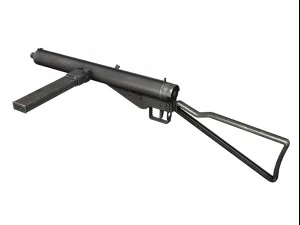 sten mkiii submachine 3D Model