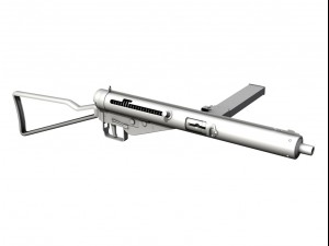 sten mkiii submachine 3D-Modell