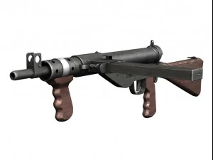sten mkv submachine 3D Model