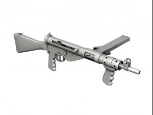 sten mkv submachine 3D Model