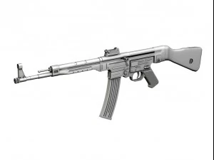 rifle de assalto alem&atilde;o sturmgewehr 44 mp44 Modelo 3D