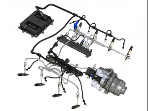 injection system of a v8 engine 3D Model