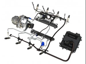 injection system of a v8 engine 3D Model