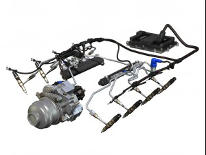 injection system of a v8 engine 3D Model