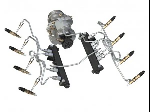 injection system of a v8 engine 3D Model