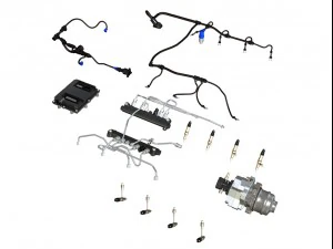injection system of a v8 engine 3D Model