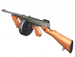 thompson submachine collection 3D Model