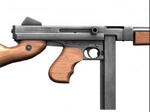 thompson submachine collection 3D Model