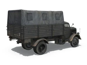 opel blitz - 3t cargo truck - 17 pzdiv 3D Model