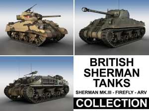 british shermans collection 3D Model