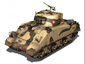 british shermans collection 3D Model