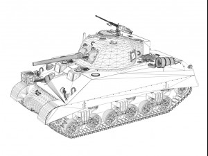 british shermans collection 3D Model