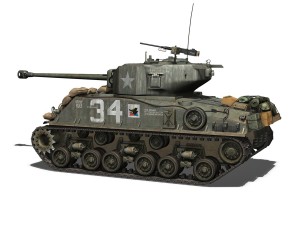 m4a3 sherman collection Modelo 3D